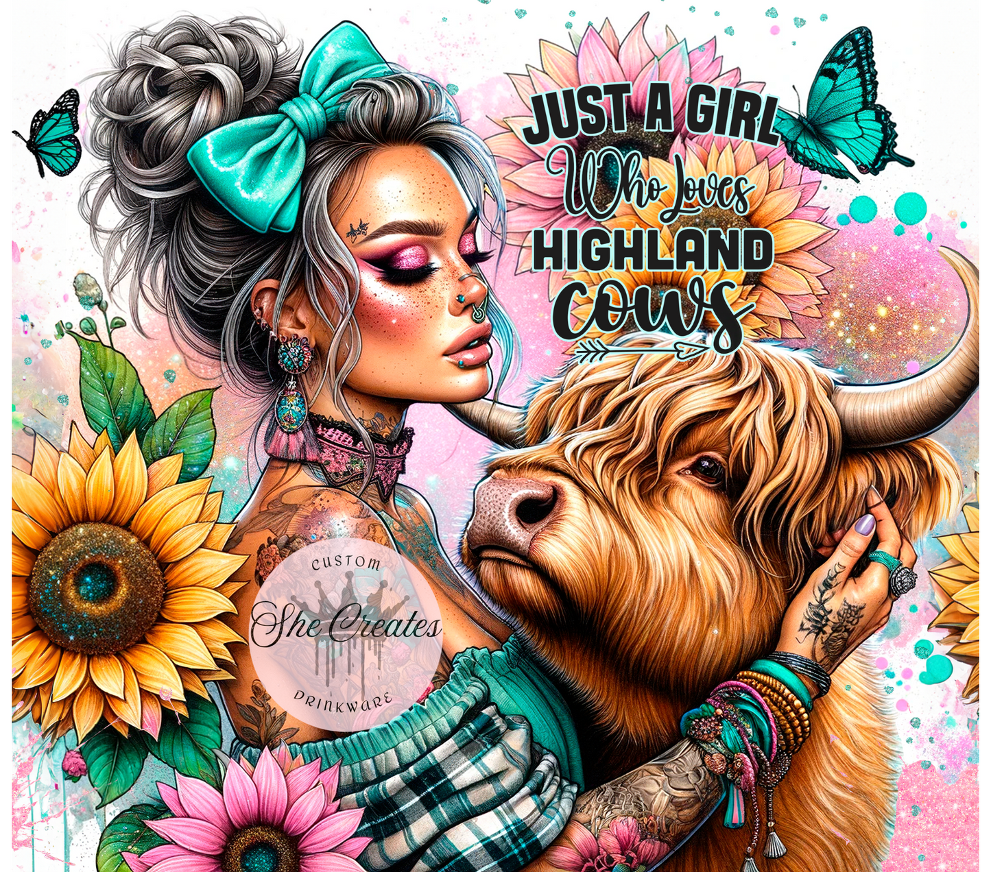 Just A Girl Who Loves Highland Cows