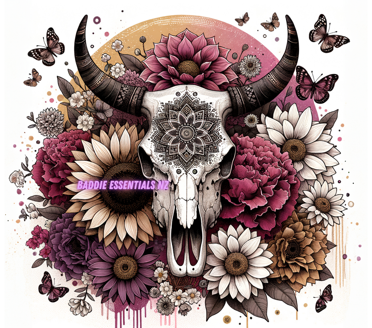 Bull Skull Design 2