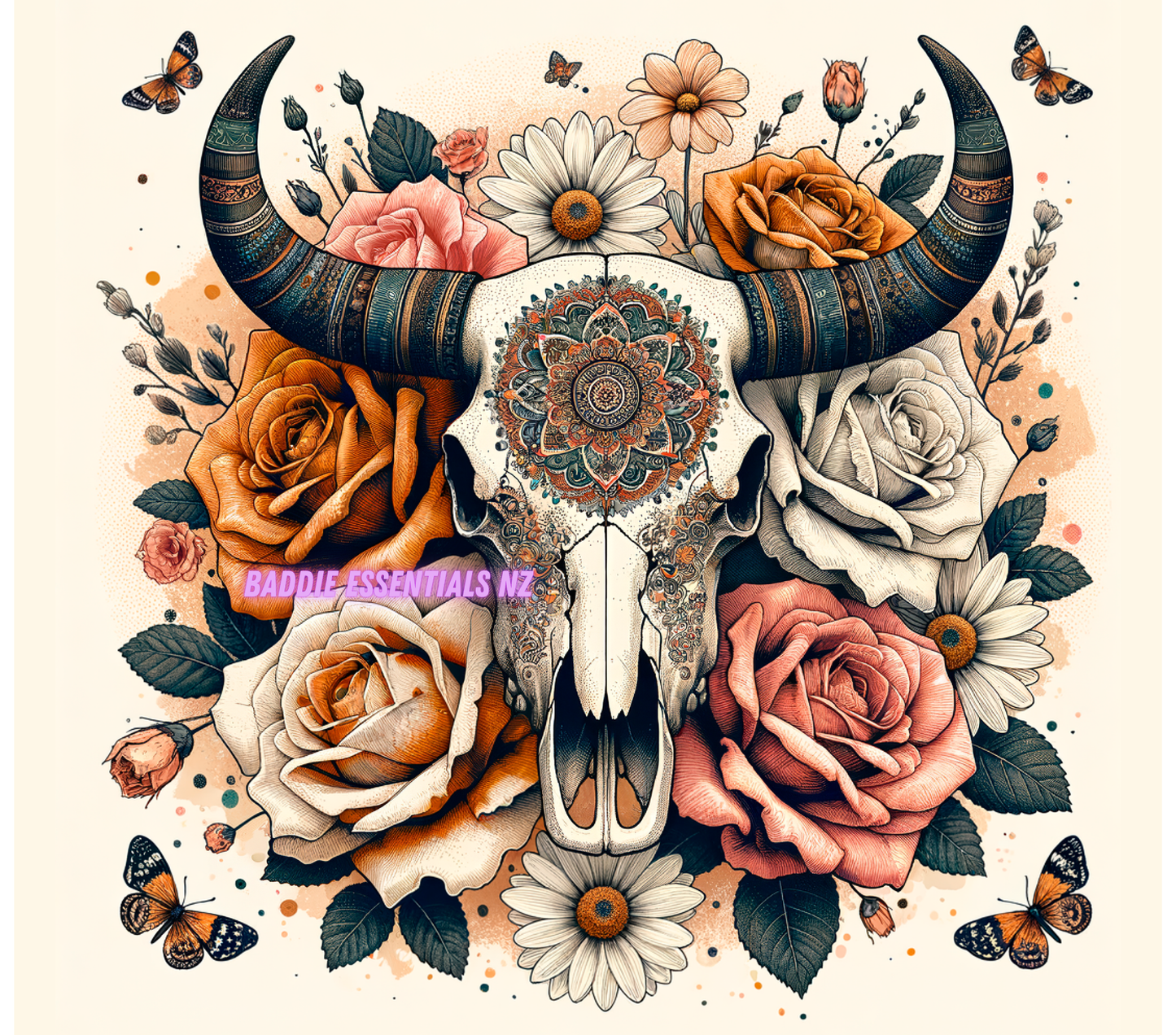 Bull Skull Design 5