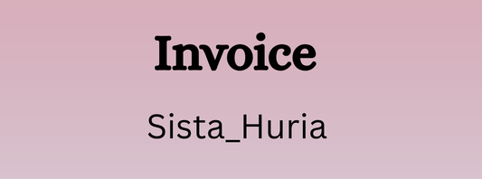 Invoice - Sista Huria