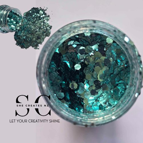 Metallic Aqua