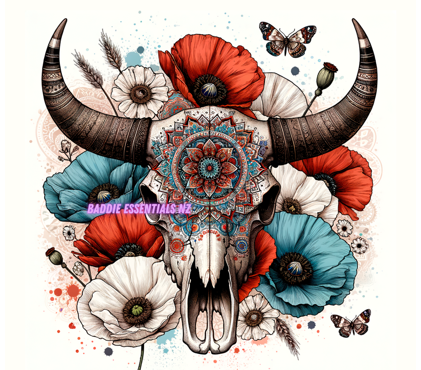 Bull Skull Design 4