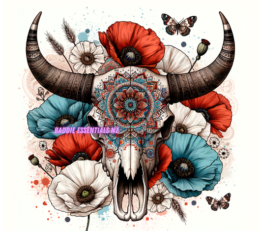 Bull Skull Design 4