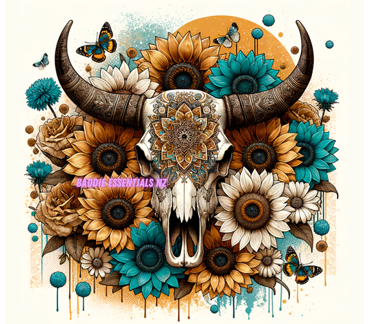 Bull Skull Design 3
