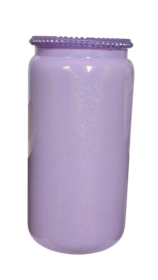 Rainbow Effect Glass Cup