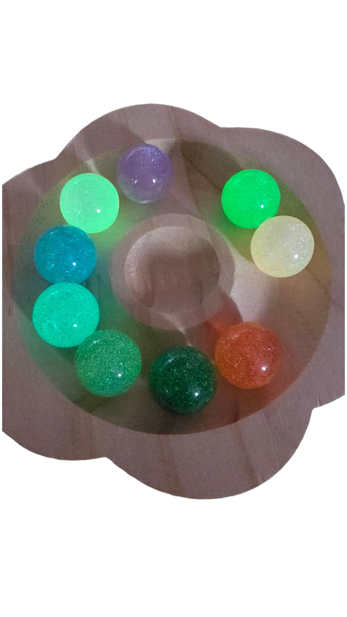 Glitter Mix 16mm Beads