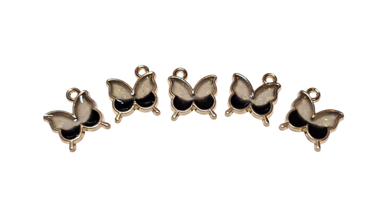 2 Toned Butterfly pendants