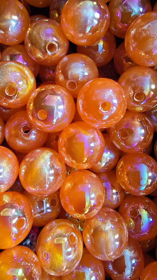 Orange Lumi Beads