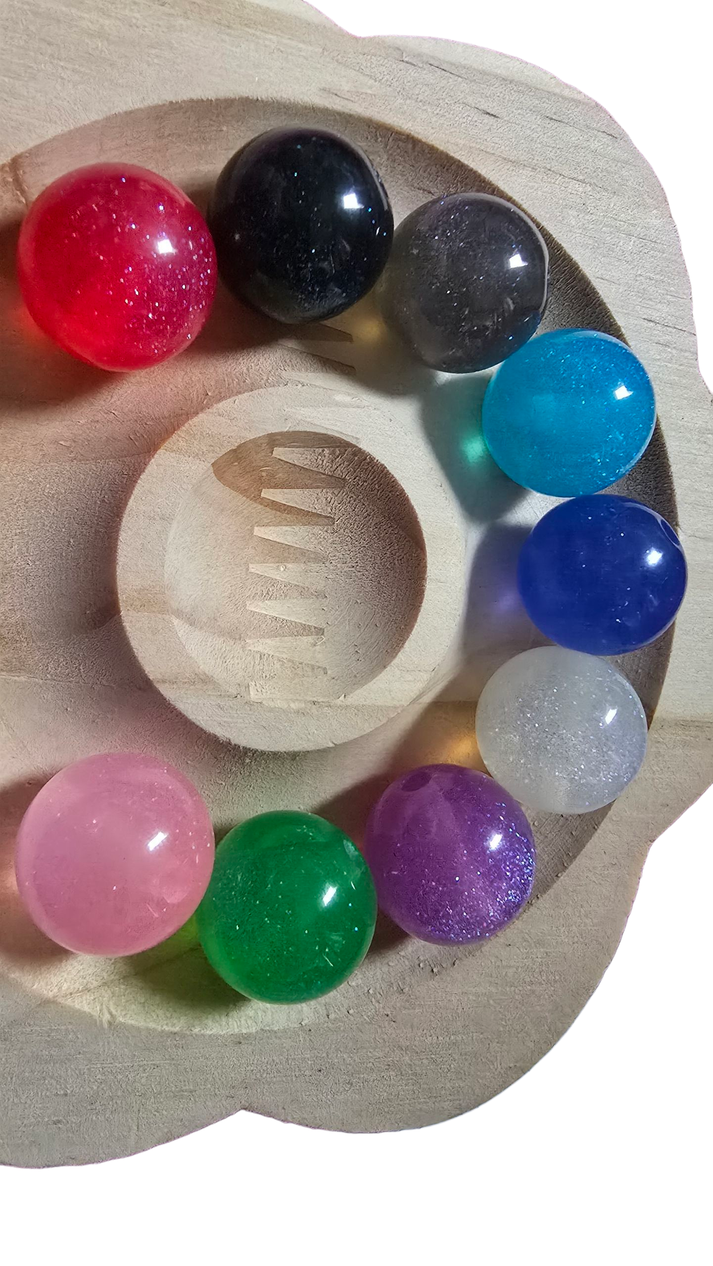 Glitter Mix 16mm Beads