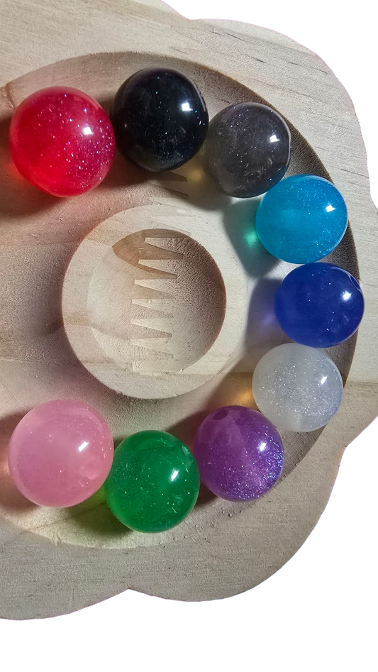 Glitter Mix 16mm Beads