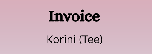 Invoice - Korini