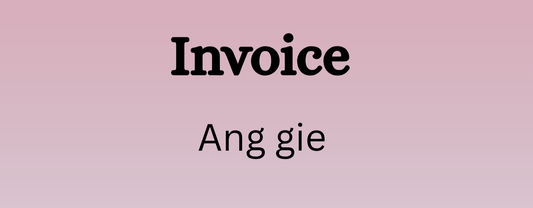 Invoice - Ang Gie
