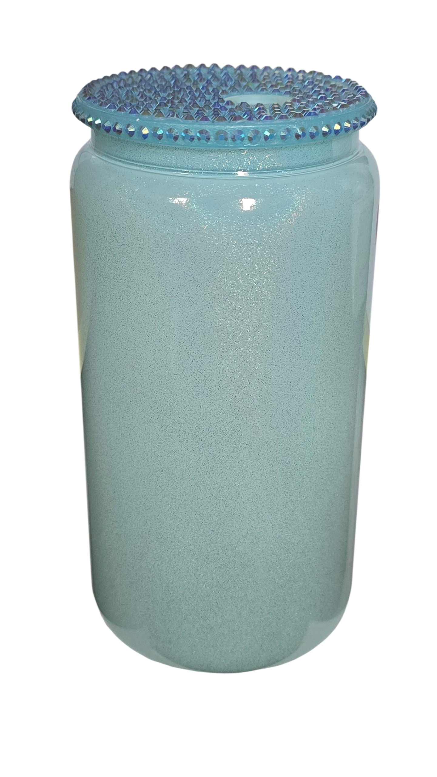 Rainbow Effect Glass Cup