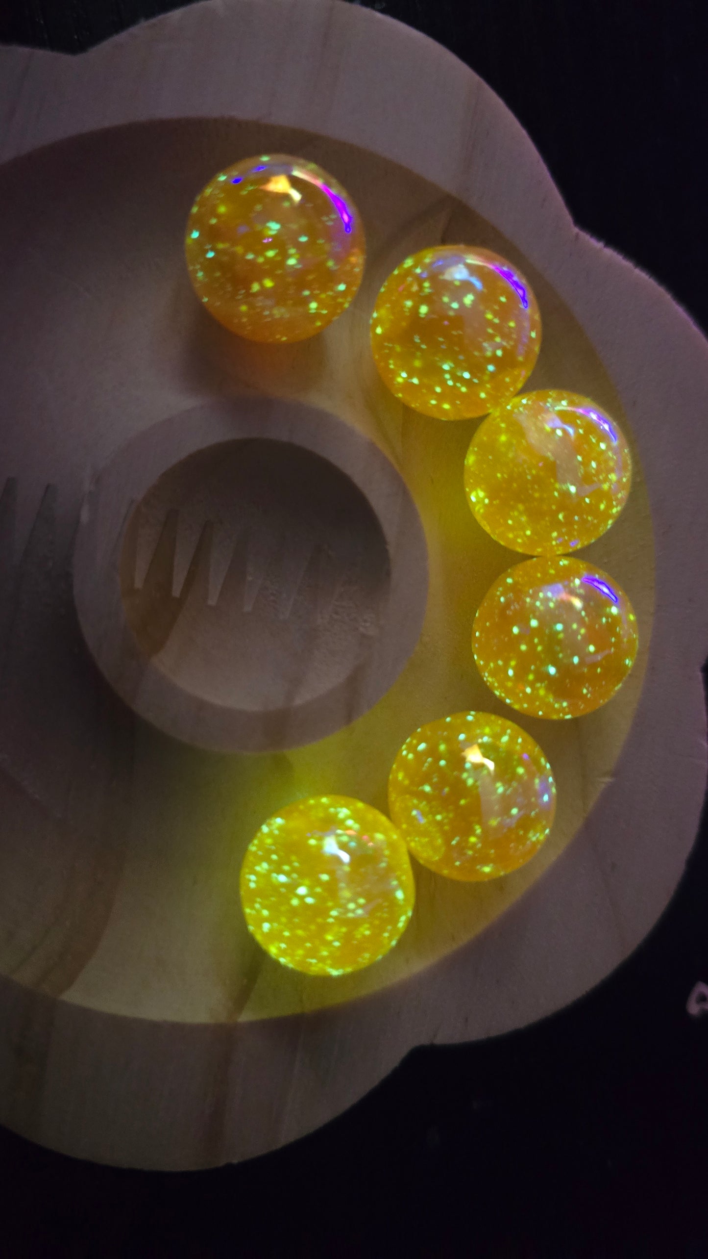 Orange Lumi Beads